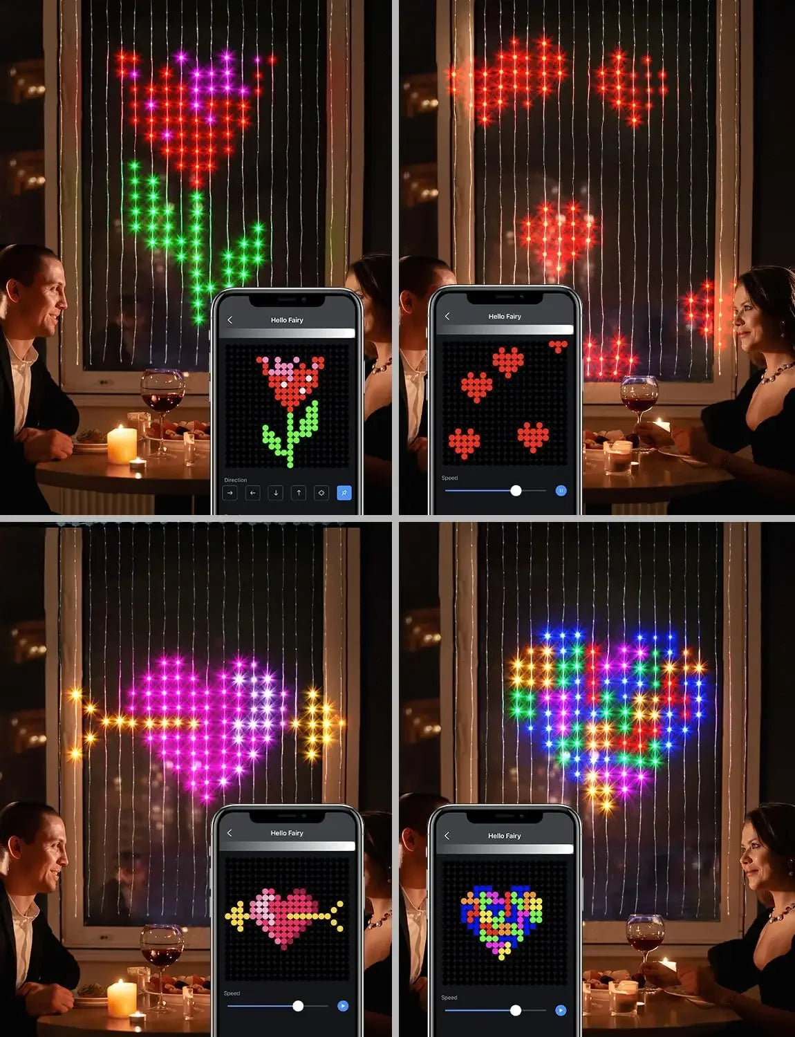 Smart LED Curtain Lights