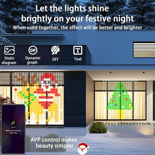 LED RGB Smart Curtain Lights