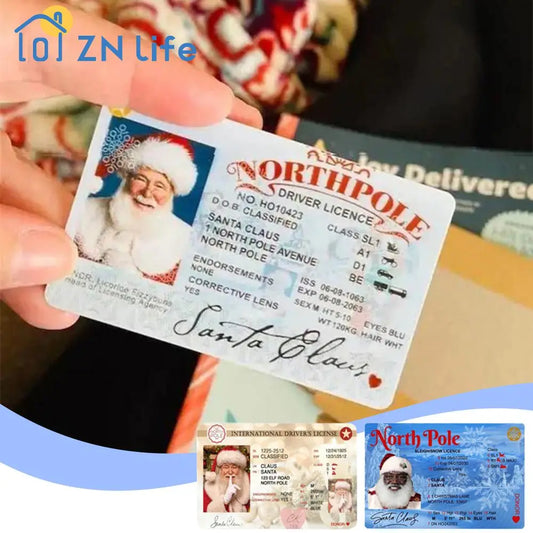 Santa Claus Driving License