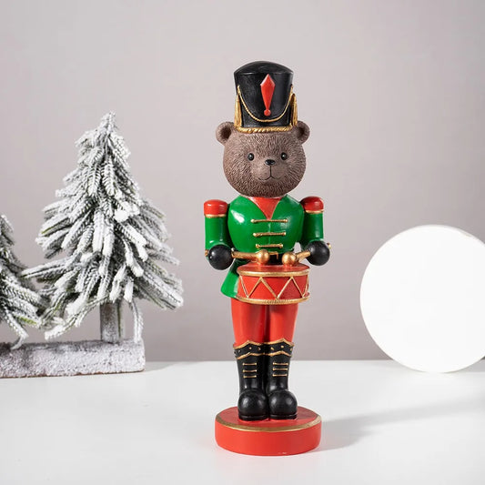 Resin Bear Nutcracker Statue