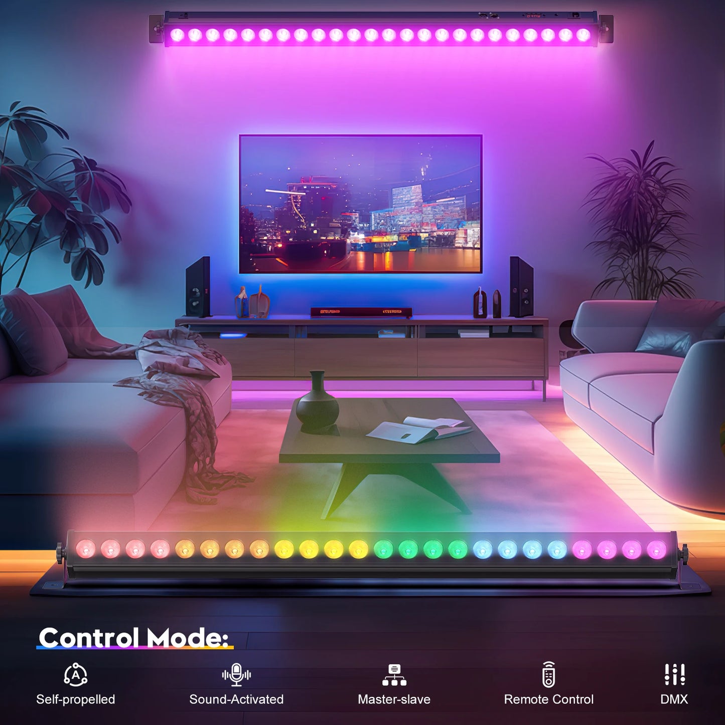 Wall Wash Light Bar With Remote Controller