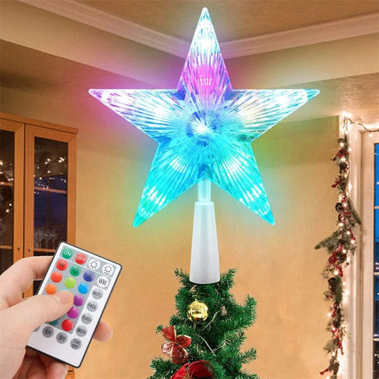 Christmas Tree Topper Star Light