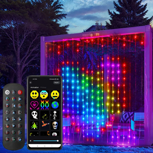 Smart Curtain String Lights