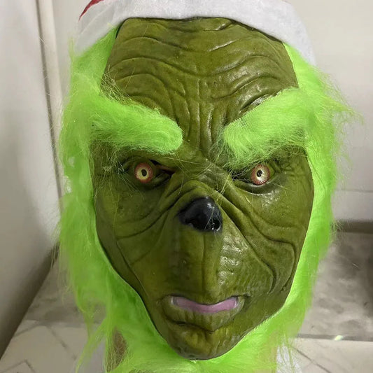 Grinch Latex Mask