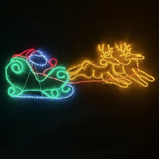 Santa’s Sleigh with 2 Reindeer
