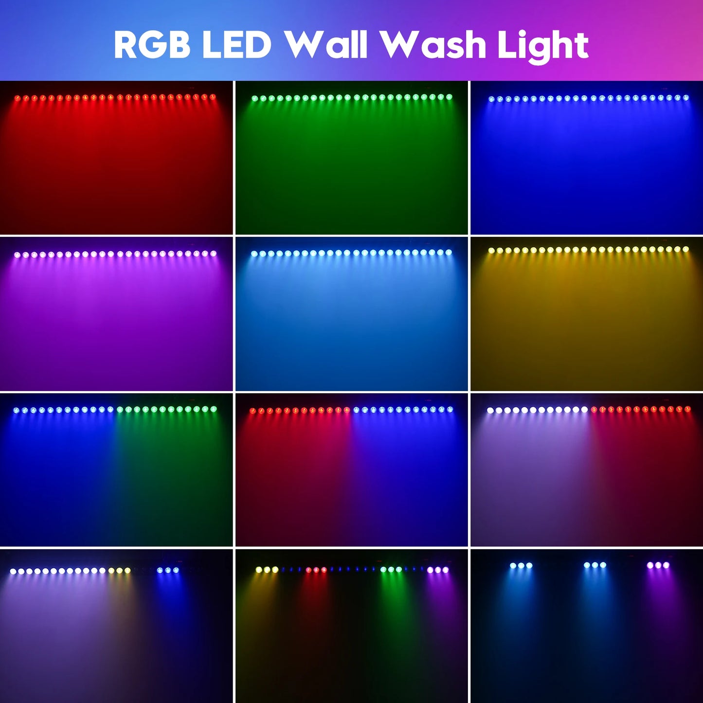 Wall Wash Light Bar With Remote Controller