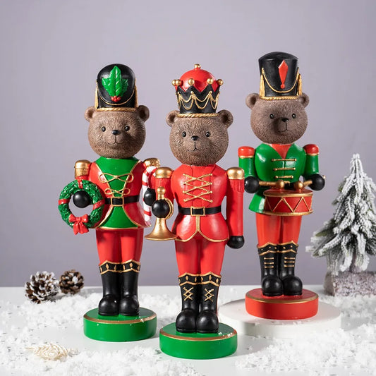Resin Bear Nutcracker Statue