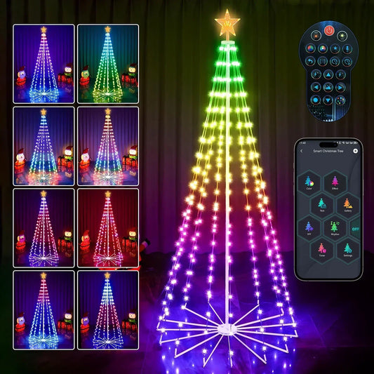 2.1M Smart Lighted RGB Christmas Tree