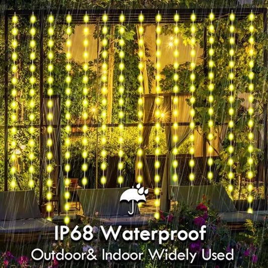 3M RGB Smart LED Curtain Lights