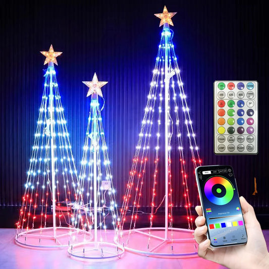 Christmas Cone Tree Lights