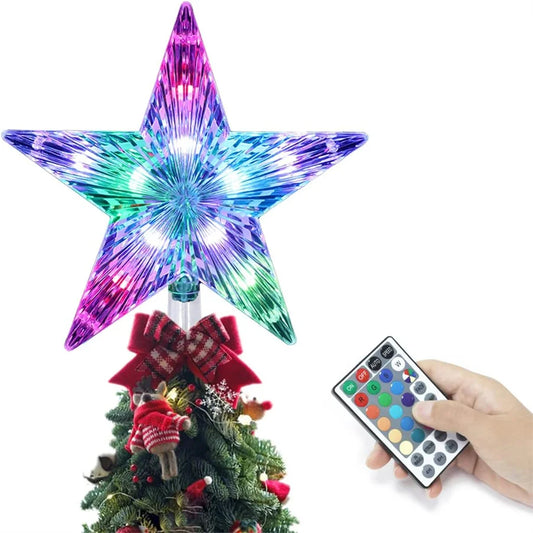 Christmas Tree Topper Star Light