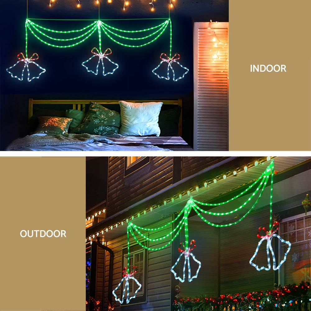 1.8M LED Bell Motif Light Decoration