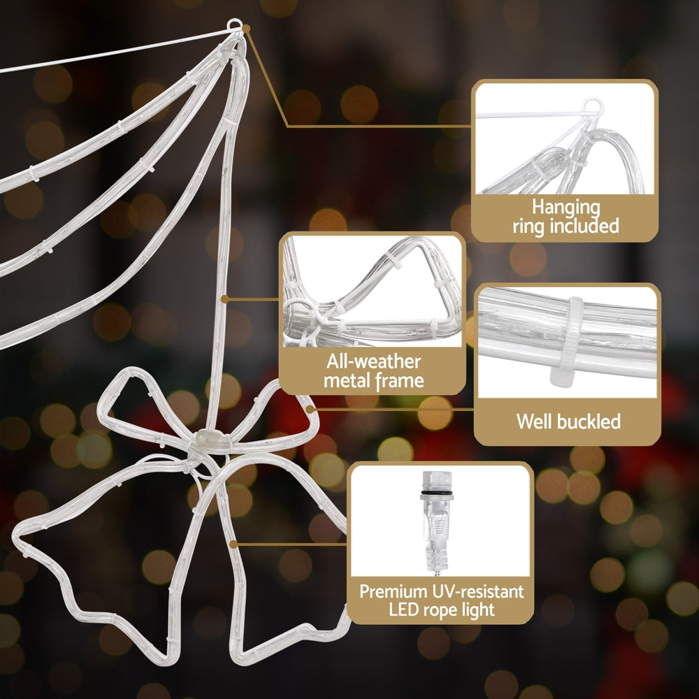 1.8M LED Bell Motif Light Decoration