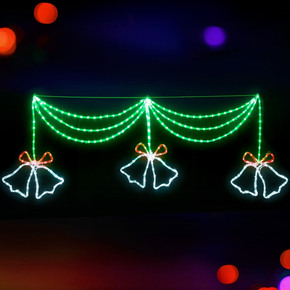 1.8M LED Bell Motif Light Decoration