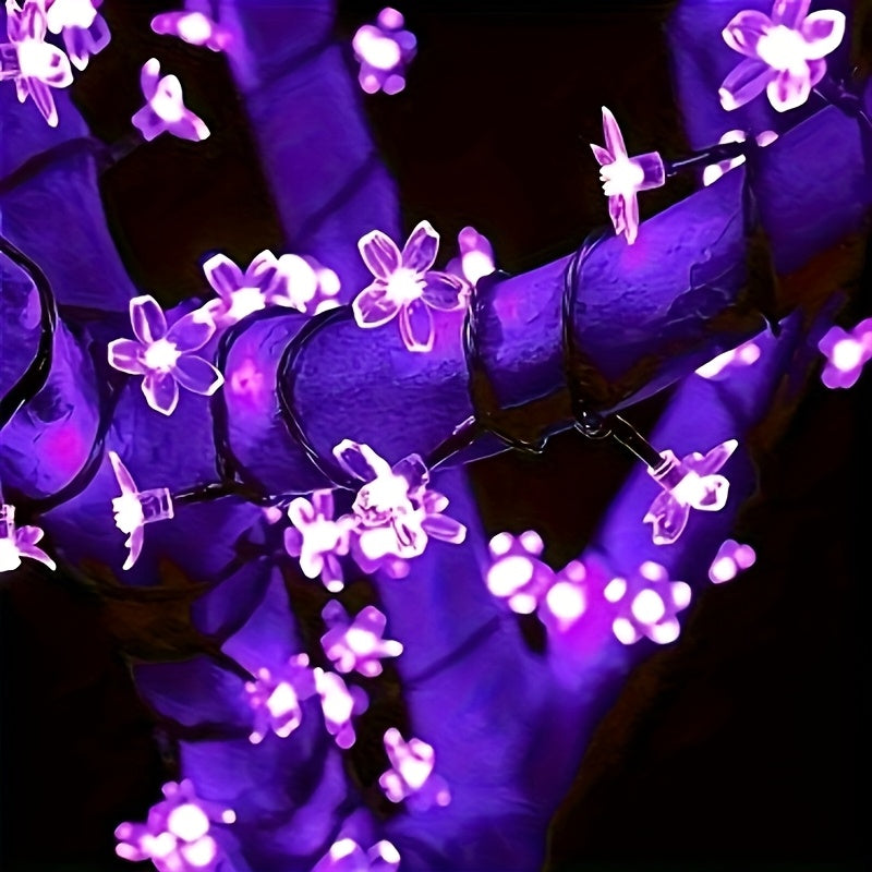 LED Solar Cherry Blossom String Lights