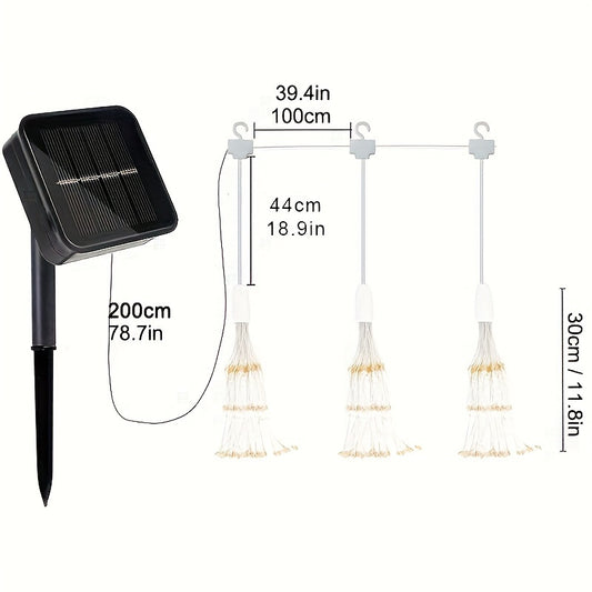 Hanging Solar Firework Lights
