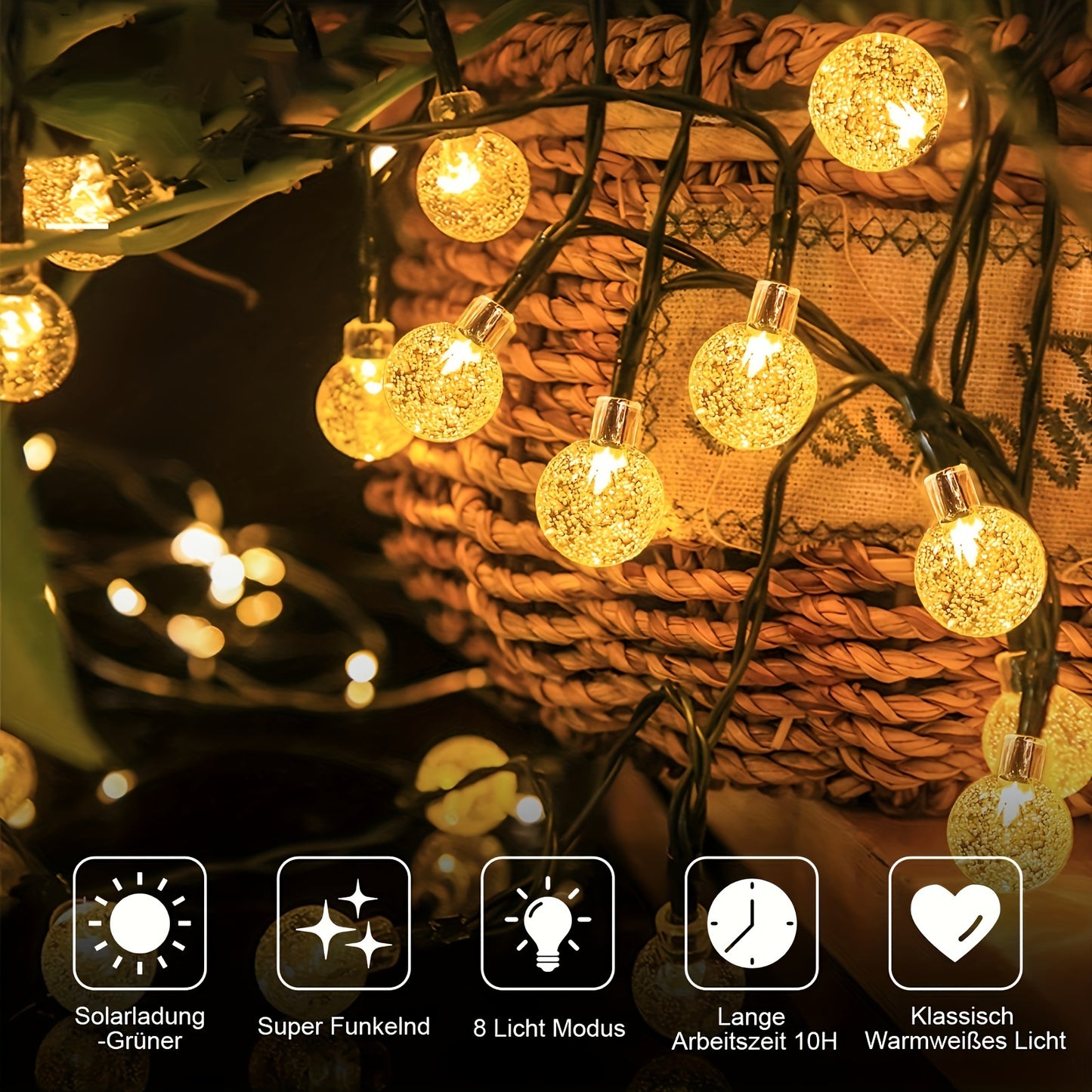 Solar-Powered Fairy Lights