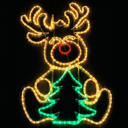 Sitting Reindeer Motif